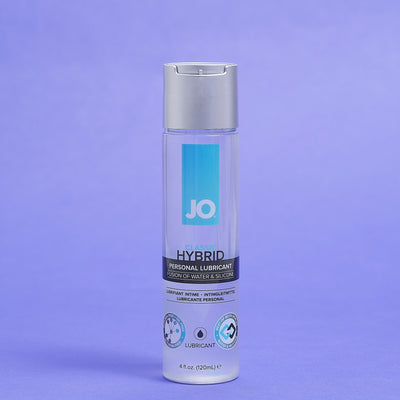Experience the perfect balance of luxurious glide and easy clean-up with NEW System Jo Water-Based Hybrid Lube Original 120 ml.