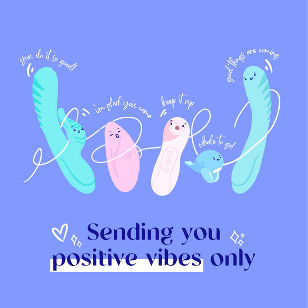 Genvie greeting card positive vibes