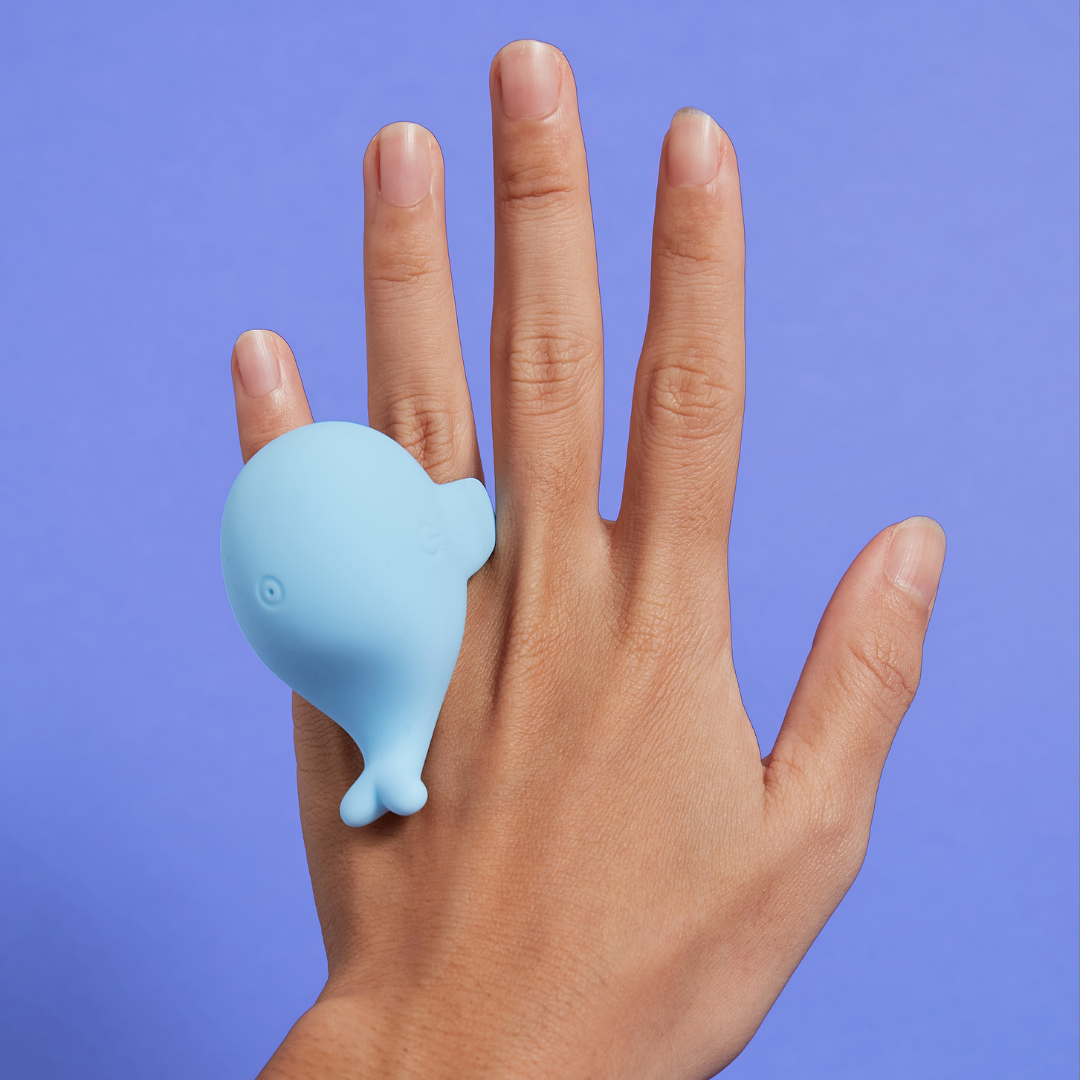 The Whale - Finger-Ring Vibrator That Brings You Waves Of Pleasure genvie The Whale - Finger-Ring Vibrator That Brings You Waves Of Pleasure genvie